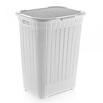 Кошик для білизни Dunya Knit 50 л 05027-100 Білий
