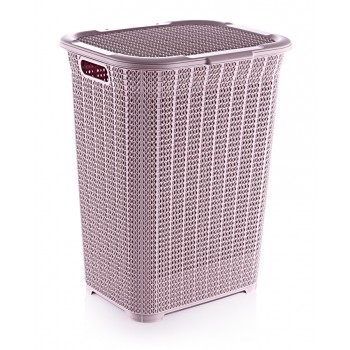 Кошик для білизни Dunya Knit 50 л 05027-605 Рожевий