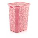 Корзина для белья Dunya Motif 50 л 05017-602 Розовый Корзина для белья Dunya Motif 50 л 05017-602 Розовый