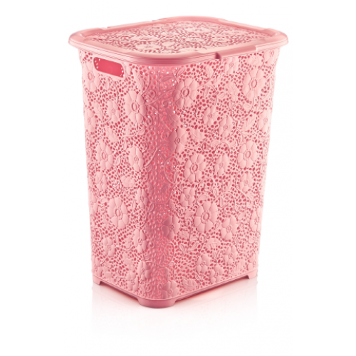 Кошик для білизни Dunya Motif 50 л 05017-602 Рожевий