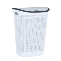 Кошик для білизни Irak Plast Knit 52 л LA-150 Білий