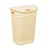 Кошик для білизни Irak Plast Knit 52 л LA-150 Бежевий Кошик для білизни Irak Plast Knit 52 л LA-150 Бежевий