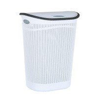 Корзина для белья Irak Plast Knit 52 л LA-150 Белый Корзина для белья Irak Plast Knit 52 л LA-150 Белый