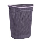 Корзина для белья Irak Plast Knit 52 л LA-150 Фиолетовый Корзина для белья Irak Plast Knit 52 л LA-150 Фиолетовый