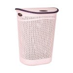 Кошик для білизни Irak Plast Knit 52 л LA-150 Рожевий Кошик для білизни Irak Plast Knit 52 л LA-150 Рожевий