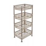 Етажерка прямокутна Bursev 5158 02 Бежева Етажерка прямокутна Bursev 5158 02 Бежева