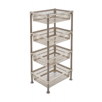 Етажерка прямокутна Bursev 5158 02 Бежева