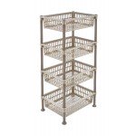 Етажерка прямокутна Bursev 5158 02 Бежева Етажерка прямокутна Bursev 5158 02 Бежева