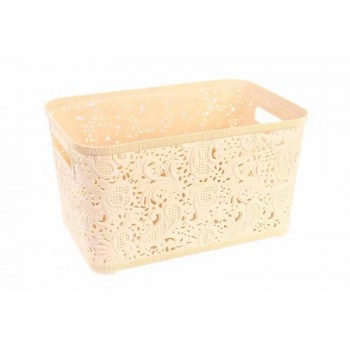 Кошик для зберігання Ажур 12 л Бежевий