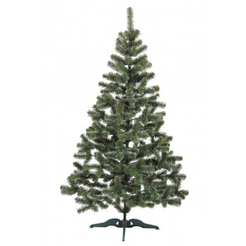 Ялинка штучна Казка зелена з білими кінчиками 1,5 м