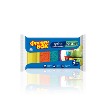 Губки кухонні Фрекен БОК Мікс 3+1 шт