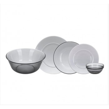 Сервиз Luminarc Directoire Graphite 20 предметов Сервиз Luminarc Directoire Graphite 20 предметов