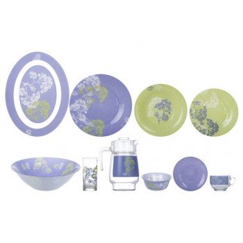 Сервиз Luminarc Purple Mix Mat 46 предметов