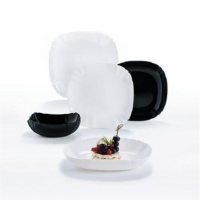 Сервиз столовый Luminarc Lotusia Black White Q3022 19 предметов Сервиз столовый Luminarc Lotusia Black White Q3022 19 предметов