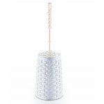 Туалетный комплект Dunya Rattan 11118-100 Белый Туалетный комплект Dunya Rattan 11118-100 Белый